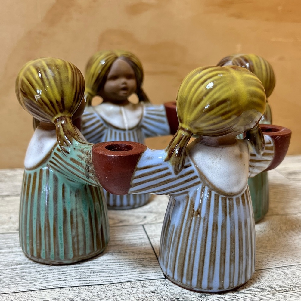 Vintage Goebel West Germany Circle of Friends Candleholder